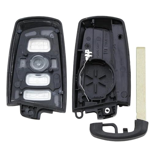Coque clé compatible BMW Séries 3 5 7 protection télécommande 4 boutons