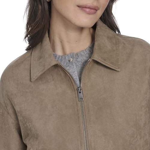 Image of Levi's Women's Faux Leather Bomber With Laydown Collar
