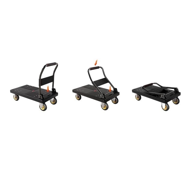 Carretilla plegable con plataforma y ruedas, uso industrial miniatura 4