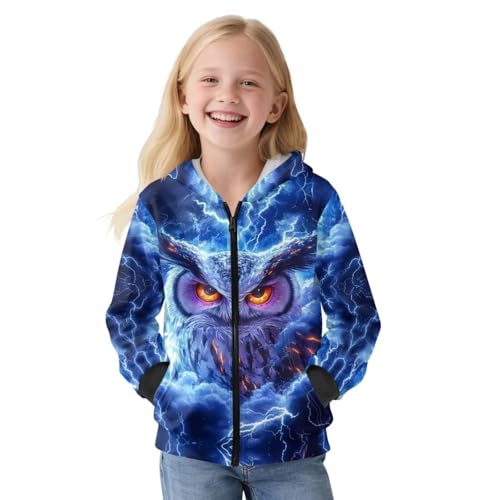 WELLFLYHOM Zip Up Kids Sweatshirts Graphic for Boys 6-16 Fleece Lined Long Sleeve Hoodies with Pocket Kids Sweater Top3