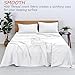 Cottinton Lane 4 Piece RV King 72 x 80 Size Sheet Set, Premium 100% Cotton Bed Sheets Sets, 16 Inch Deep Pocket with Elastic All Around, Soft & Luxurious Hotel Quality Sheets, White Solid