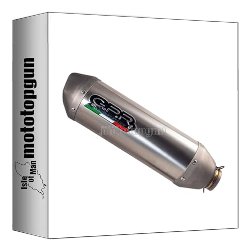 Tubo de escape GPR Racing de acero Pentacross exclusivo para Kawasaki KLX 140R F