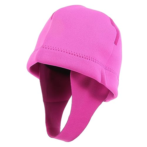 CORHAD Men's Diving Cap Snorkeling Hood Chin Strap Waterproof Swimming Hat Surfing Cap for Men