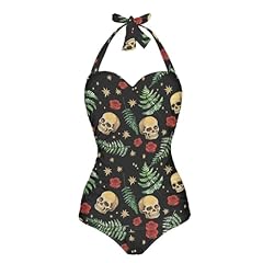 Retro Skull Floral Star