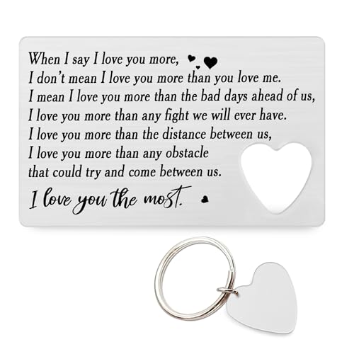 Hyturtle Anniversary Wallet Insert Card For Boyfriend Husband From Girlfriend Wife - Couples Wallet Love Note Insert, Romantic Gift Card For Boyfriend, Men - Anniversary Birthday Gift For Couple