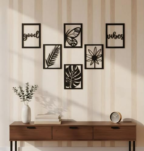 Image of Arsh Craft Wooden Wall Decor Items for Bedroom | Wall Art for Bedroom | Wall Decoration Items for Bedroom | Wall Art for Home Decoration Items for Living Room
