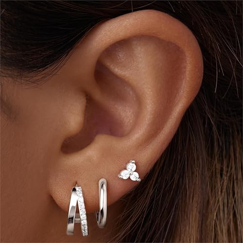 Small Hoop Earrings for Women 14K Gold Plated Small Hypoallergenic Huggie Earrings Dainty Trendy Jewelry for Multiple Piercing Gold Dangle Cartilage Jewelry for Women Gifts2