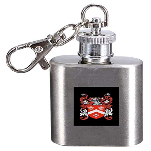 Flasque Ransom blason de famille en acier durable de 28,3 ml - 2