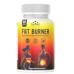 Fat Burner Weight Loss Pills – Metabolism Booster, Appetite Suppressants – Green Tea Extract Lean Slimming Diet Supplement for Men & Women – UK Premium Manufacture – 90 Capsules