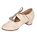 Meilleure Vente!LuckyGirls Femmes Dames Danse Rumba Valse Bal Ballroom Danse Ballet Latin Singles Chaussures(Beige,38)