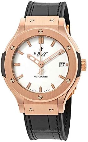 Hublot Classic Fusion 18kt Rose Gold White Dial Automatic Unisex Watch 565OX2610LR