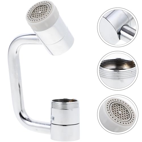 Adaptador multifuncional extensor de grifo con boquilla giratoria 7
