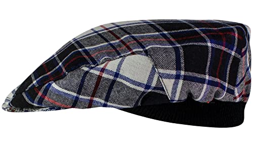 Casquette plate Macrae Dress Tartan fabriquée en Écosse