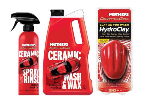 Mothers Ceramic Wash, Clay & Sealant Bundle 3 piezas miniatura 1