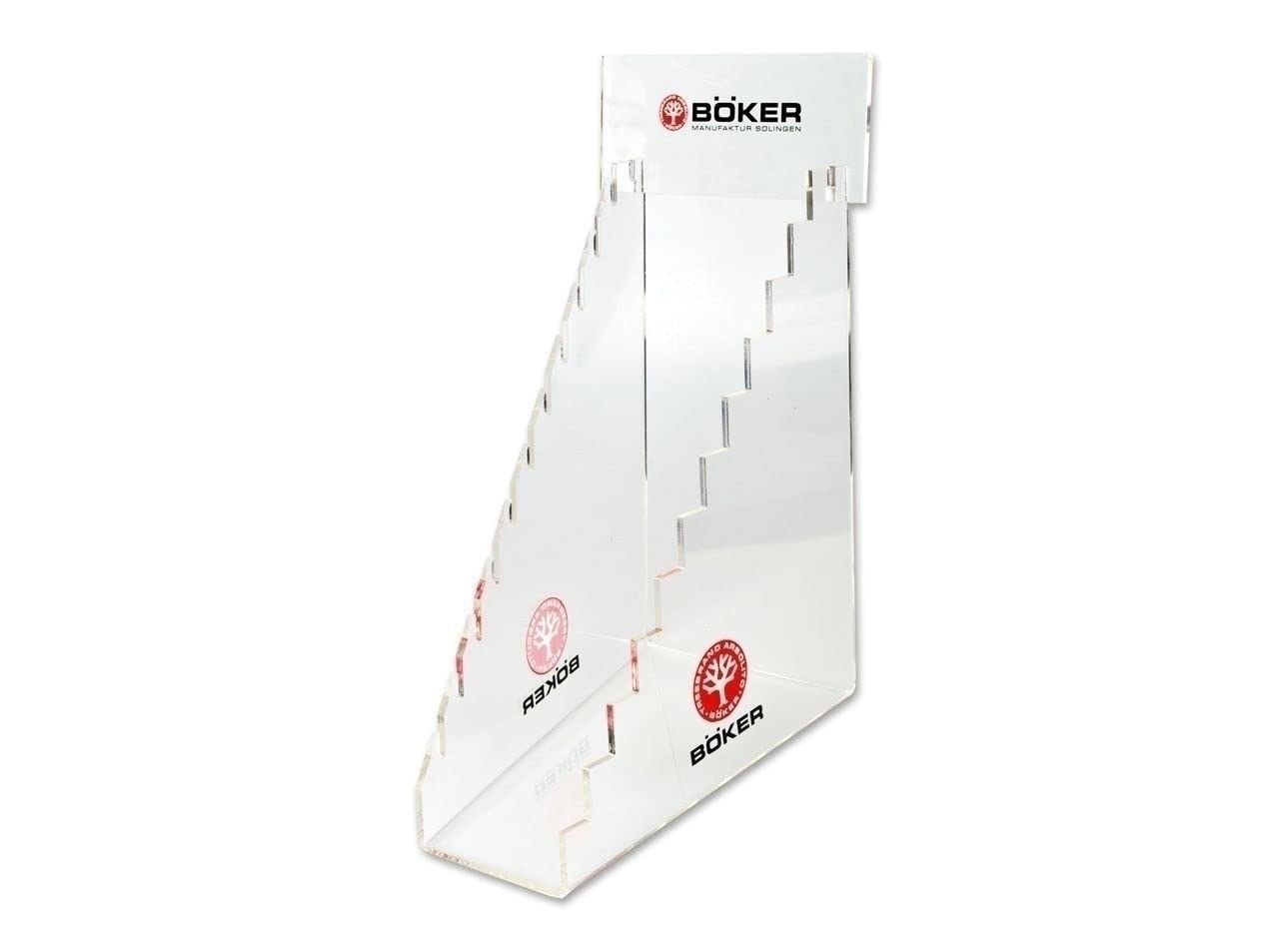 Évitez les rayures : Böker Acryl Display pour 11 couteaux, support de protection