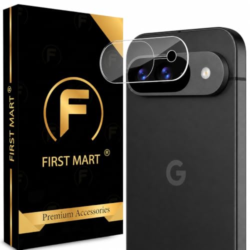 Image of FIRST MART Camera Lens Protector for Google Pixel 9 | 9H Tempered Glass, HD Clear, Scratch Resistant, Anti-Fingerprint, Case-Friendly | Crystal Clear, Pack of 1