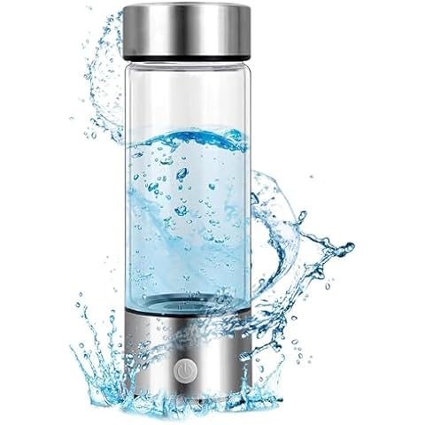 EIDOWA Hydrogen Water Bottle Portable Ionizer Machine Rechargeable Electrolyzed into Hydrogen Water Glass Health Cup Home Office Travel Outdoors and Daily Dri Cover