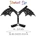 BODIY Leather Waist Chain with Back Wings Gothic Black Chest Belts Bat Pu Body Accessories for Women