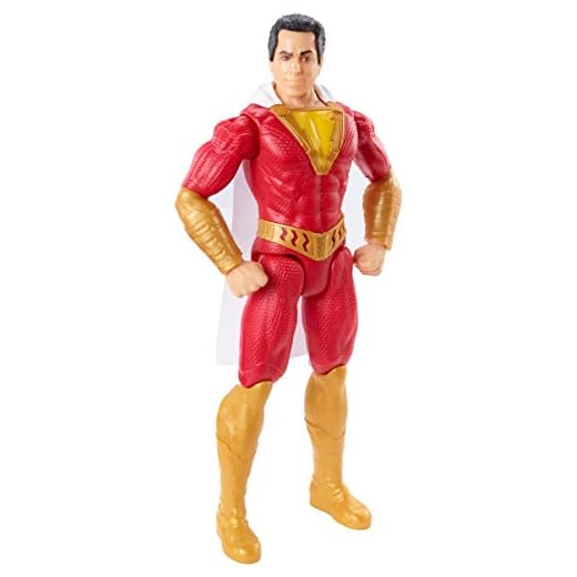 Mattel Justice League Shazam Figura de Acción 30 cm Shazam, Juguetes Niños +4 Años GCW30