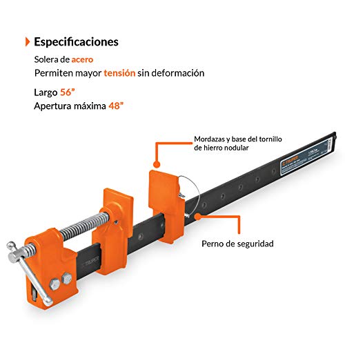 Opiniones y reviews de Sargentos de barra para comprar online. 2 Sargentos de barra marca TRUPER (2)