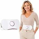 Period Heating Pad for Cramps, Portable Cordless Menstrual Heat Pad for Pain Relief, 3 Heat Levels, Gentle Vibration, Rechargeable, 30-Min Timer, Back or Belly Fast Heat, Waist Warmer Woman Girl Gift