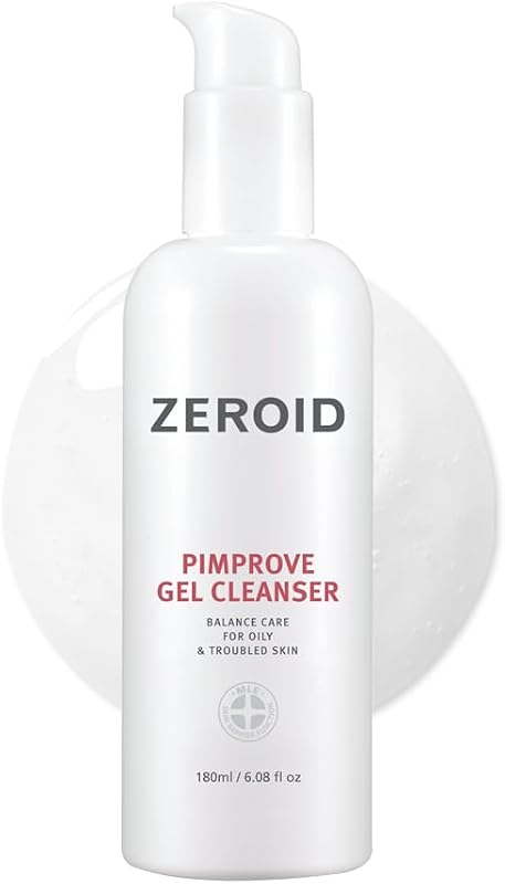 ZEROID Pimprove Gel de Limpeza Facial, 180 mL