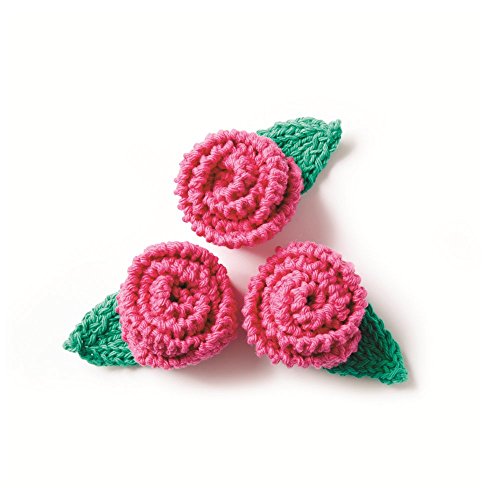 Image of Lily Sugar 'N Cream The Original Solid Yarn, 2.5oz, Medium 4 Gauge, 100% Cotton - Hot Pink - Machine Wash & Dry (Pack of 2)