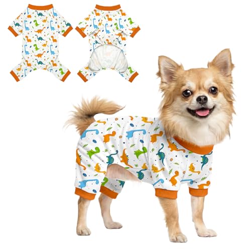 Pijama para perro talla mediana Dinosaurio