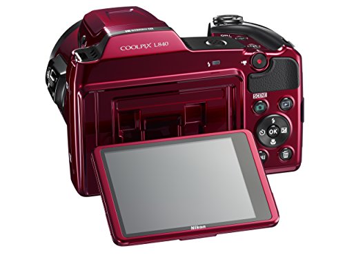 Nikon Coolpix L840 Digital Camera With 38X Optical Zoom And Built-In Wi-Fi (Red) #TOP2