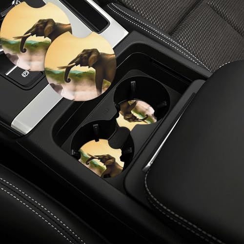 Portavasos para auto negro 2 piezas