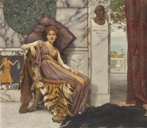 Image sur toile Il Dolce Far Niente affiche John William Godward decoration murale 60x90