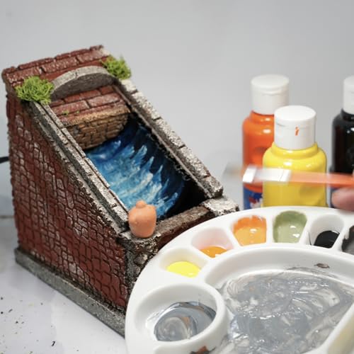 Mondo in Casa Cascata con Ruscello e Pompa d'acqua...