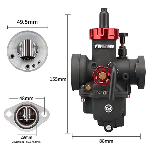 Nibbi PE-FL Carburetor Pe28Mm,Fit 200Cc 250Cc Flange Motorcycle Engine thumb #1