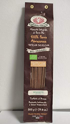 Rustichella D'Abruzzo - Pasta Spaghetti de Farro Integral Bio 500gr
