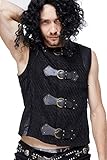 Photo Gallery devil fashion punk rock magliette con fibbia in metallo, nero slim fit gilet senza maniche, gotiche canotte da uomo (nero, xl) Photo Gallery devil fashion punk rock magliette con fibbia in metallo, nero slim fit gilet senza maniche, gotiche canotte da uomo (nero, xl)