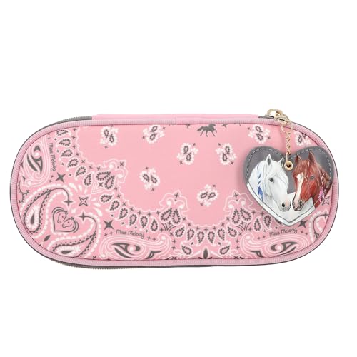 Trousse avec rabat de séparation Miss Melody pour s'organiser en classe