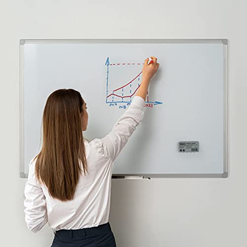 Mastervision Ma2707790 Whiteboard Magnetic Earth Dry Erase Board, 48" X 72" With Aluminum Frame #TOP6