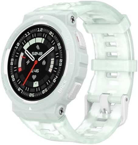 Amazfit Active Edge 46mm Smart Watch, Built in GPS, Ultra-Long 16-Day Battery Life, 10 ATM Water Resistance, for iOS and Android, Accurate Readings, Train Smarter with Zepp Coach™ (Mint Green)