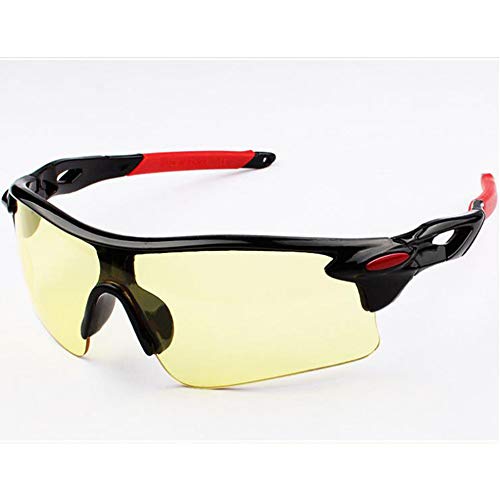 MINGZE Lunettes de sécurité avec lentilles enveloppantes Transparentes Anti-buée et Anti-dérapantes, Protection UV, Lunettes de Soleil pour Le vélo de pêche au Golf, Lunettes Anti Lumière Bleue - Image 7