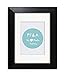 Price comparison product image 6x4" Oxford Black Photo Frame With Mount & Glass Window (Width 2cm)