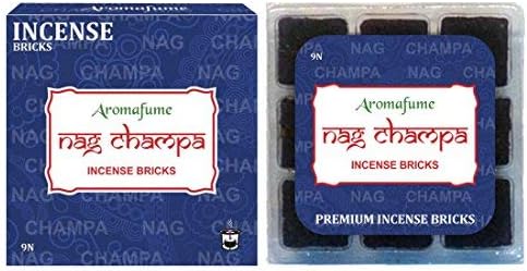 Nag Champa Incense Bricks (2 x 9 Bricks) & Tree of Life Exotic Incense Burner by Aromafume - Image 3