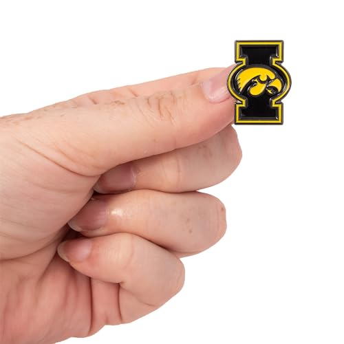 Image of Desert Cactus University of Iowa Lapel Pin IOWA Hawkeyes Made of Metal for Formal Wear, Bag and Hat Jewelry, and Tie Tack (Pin B)