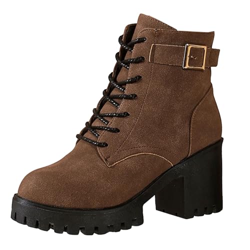 Botas de mujer vestir elegantes tipo botines con plataforma cómodos