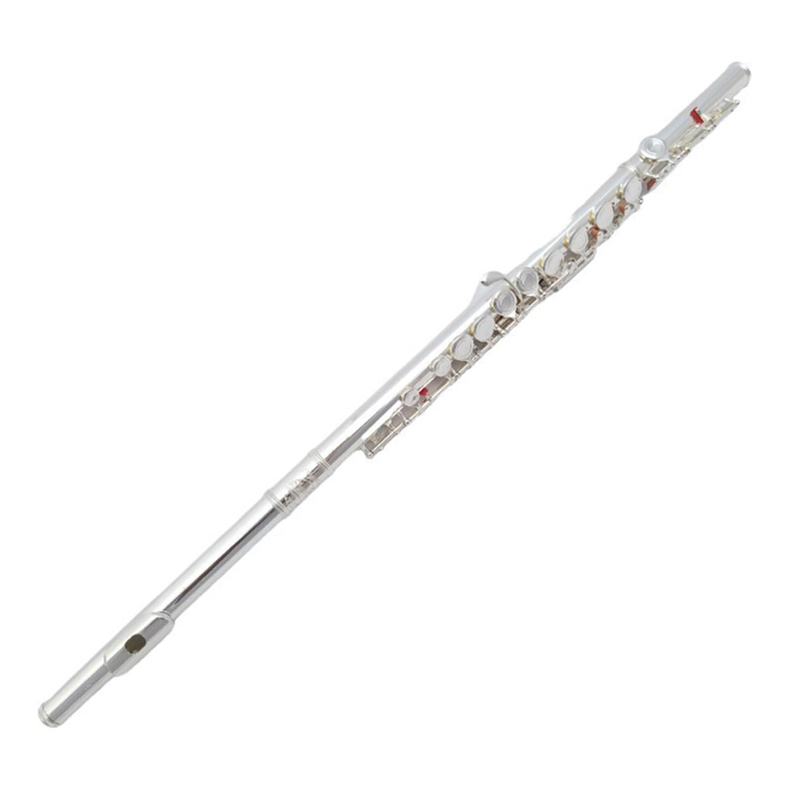Flûte À Trou Fermé Instrument De Flûte À 16 Trous Fermés Instrument À Flûte Nickelé Clé C Avec Clé E Flûte De Qualité Examen