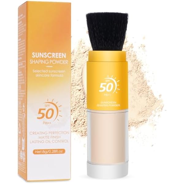 Proszek do pudru, utrwalacz SPF 50, puder trwały, matowy