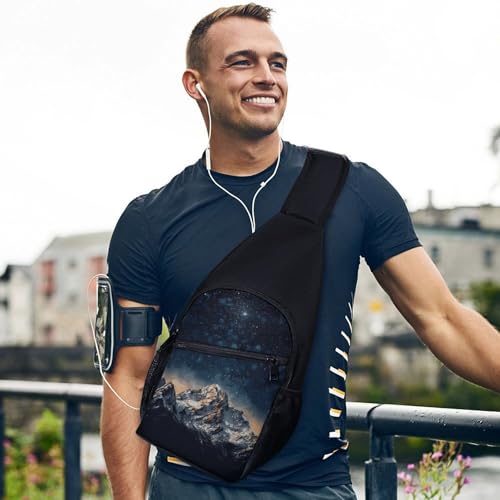Mochila tipo sling ligera para senderismo y viaje unisex miniatura 3