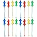 NUOBESTY 20 Piezas Lagarto Elástico Juguete Pegajoso Novedad Animal Fidget Juguete Niños Cumpleaños Fiesta Favores Regalo (Color Aleatorio)