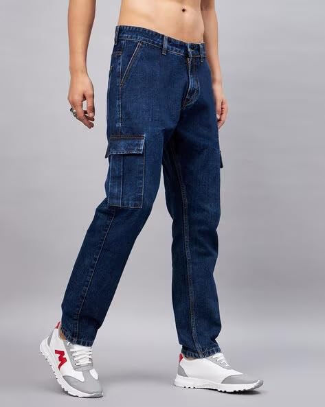 Image of ADBUCKS Men's Loose low Rise Jeans