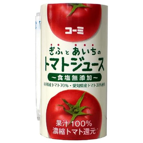 �R�[�~ ���ӂƂ������̃g�}�g�W���[�X(�H�����Y��) 125ml�J�[�g�J��×18�{��×(2�P�[�X)