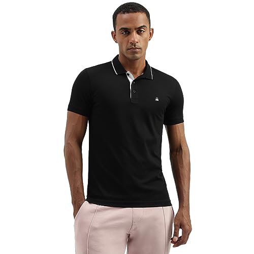 Image of UNITED COLORS OF BENETTON Men's Cotton Solid Regular Fit T-Shirt